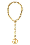 gold metal chain necklace