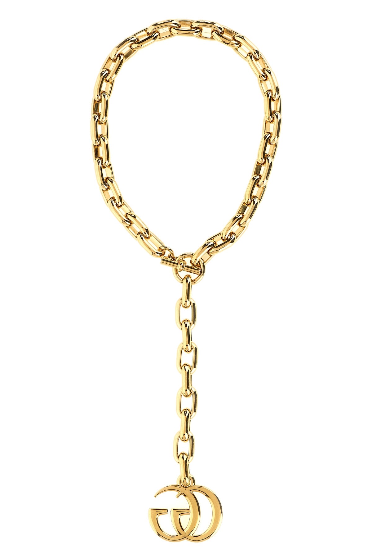 gold metal chain necklace