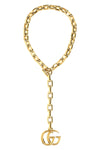 gold metal chain necklace