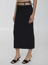 THE ATTICO 40 midi skirt