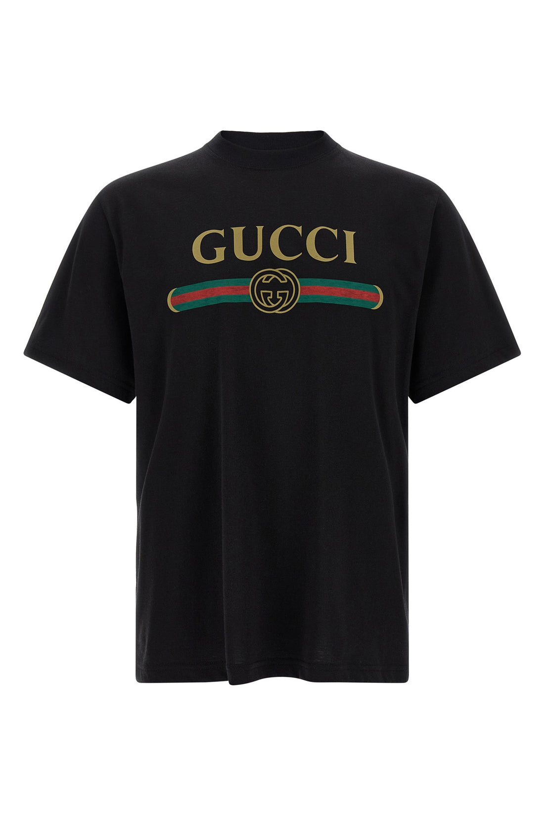 GUCCI L guccis fine cotton and silk jersey t-shirt