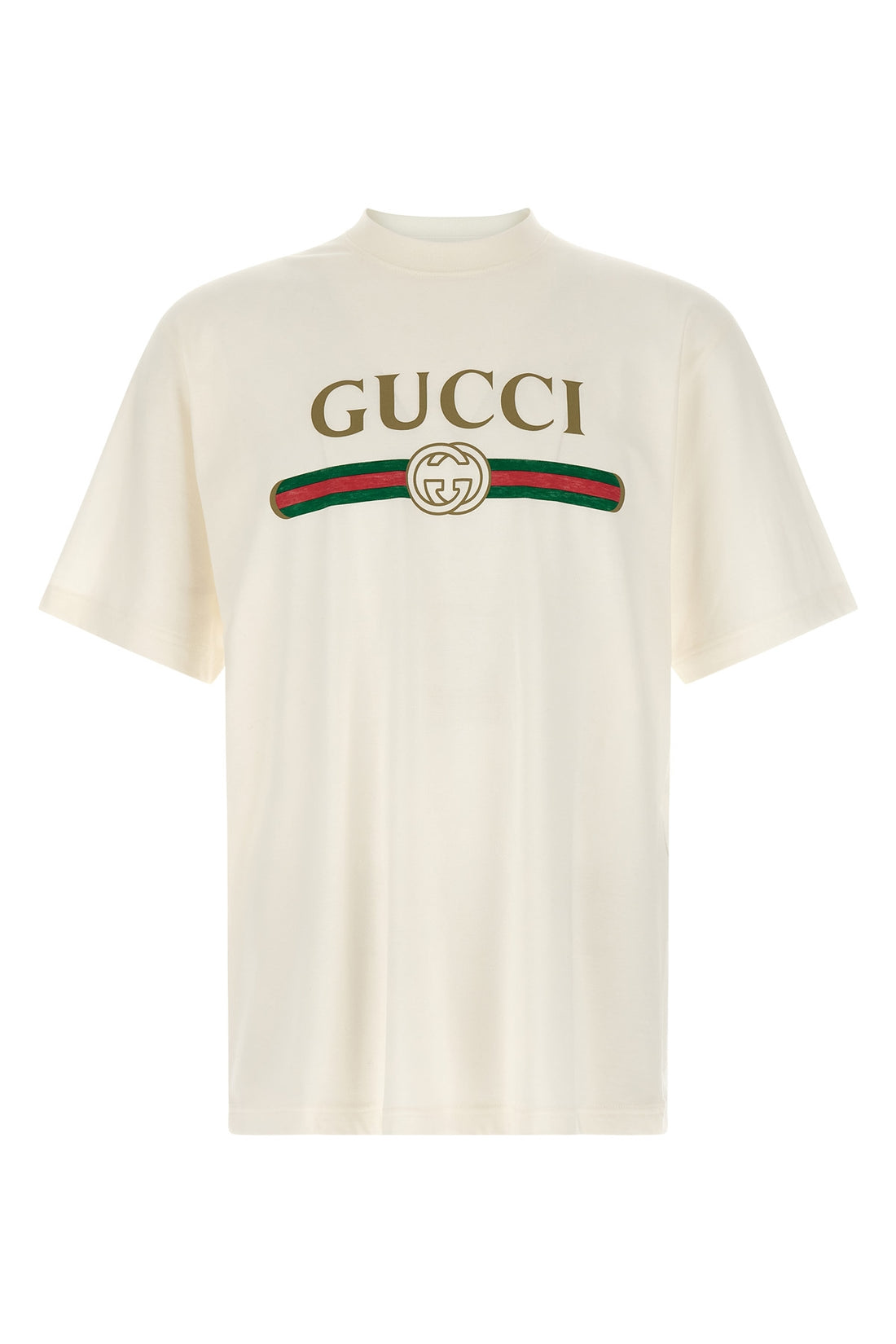 GUCCI M guccis cotton and silk jersey t-shirt features an essential construction enrich