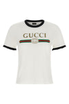 the gucci t-shirt defines a sartorial approach to casual wear through a pure whi