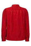 the gucci shirt is distinguished by a fluid sartorial construction