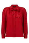 the gucci shirt is distinguished by a fluid sartorial construction