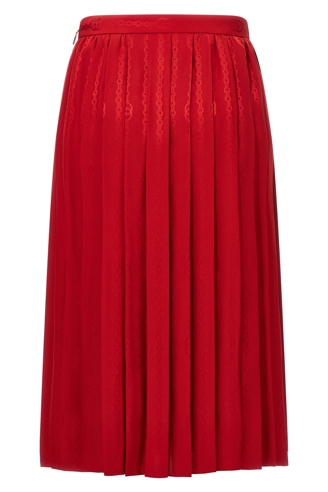 GUCCI 42 guccis midi skirt defines contemporary elegance through meticulous sartorial co