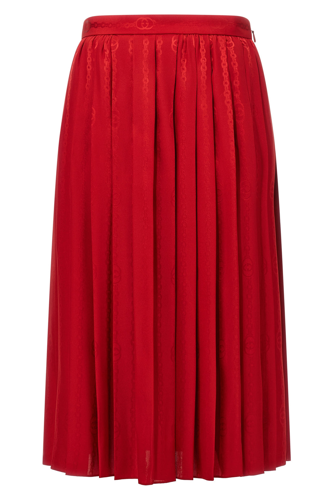 GUCCI 42 guccis midi skirt defines contemporary elegance through meticulous sartorial co