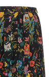 gucci midi skirt is made of pure silk