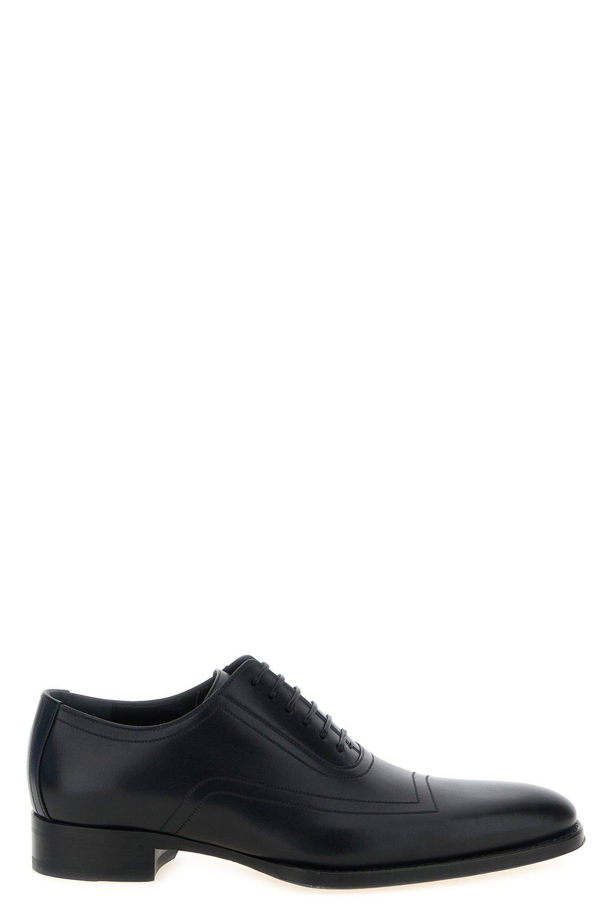 leather lace-up shoes