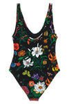 all-over sparkling jersey one-piece swimsuit