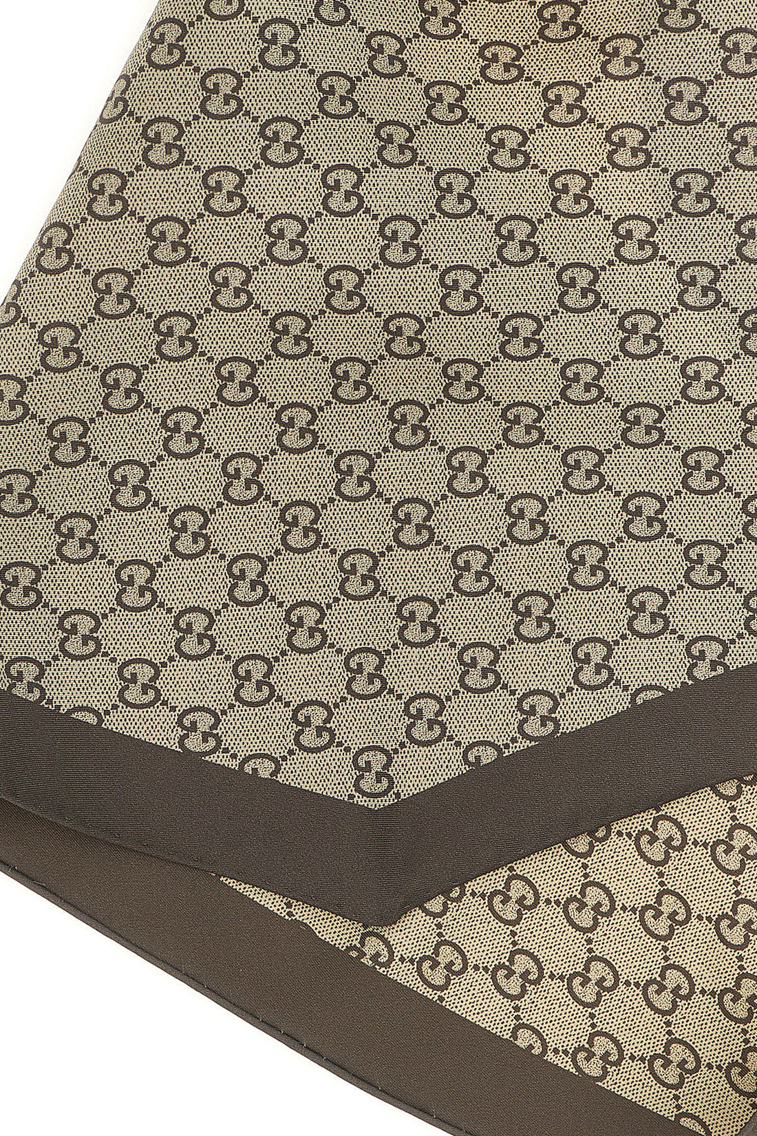 GUCCI OS all-over gg print silk twill scarf