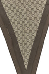 all-over gg print silk twill scarf