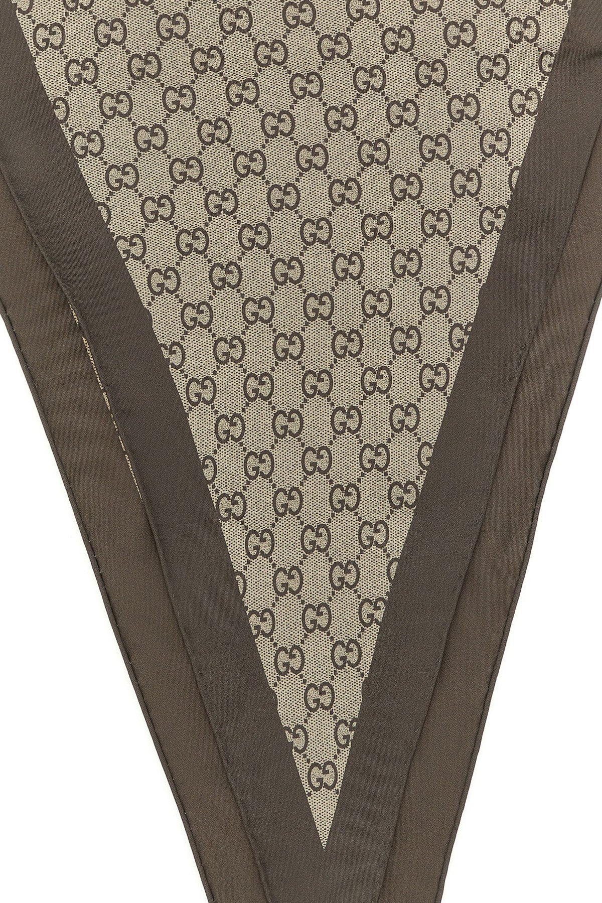 all-over gg print silk twill scarf
