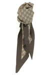 all-over gg print silk twill scarf