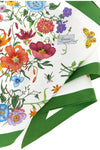 all-over gucci flora print silk twill scarf