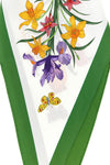 all-over gucci flora print silk twill scarf