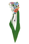 all-over gucci flora print silk twill scarf