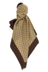carré in silk twill
