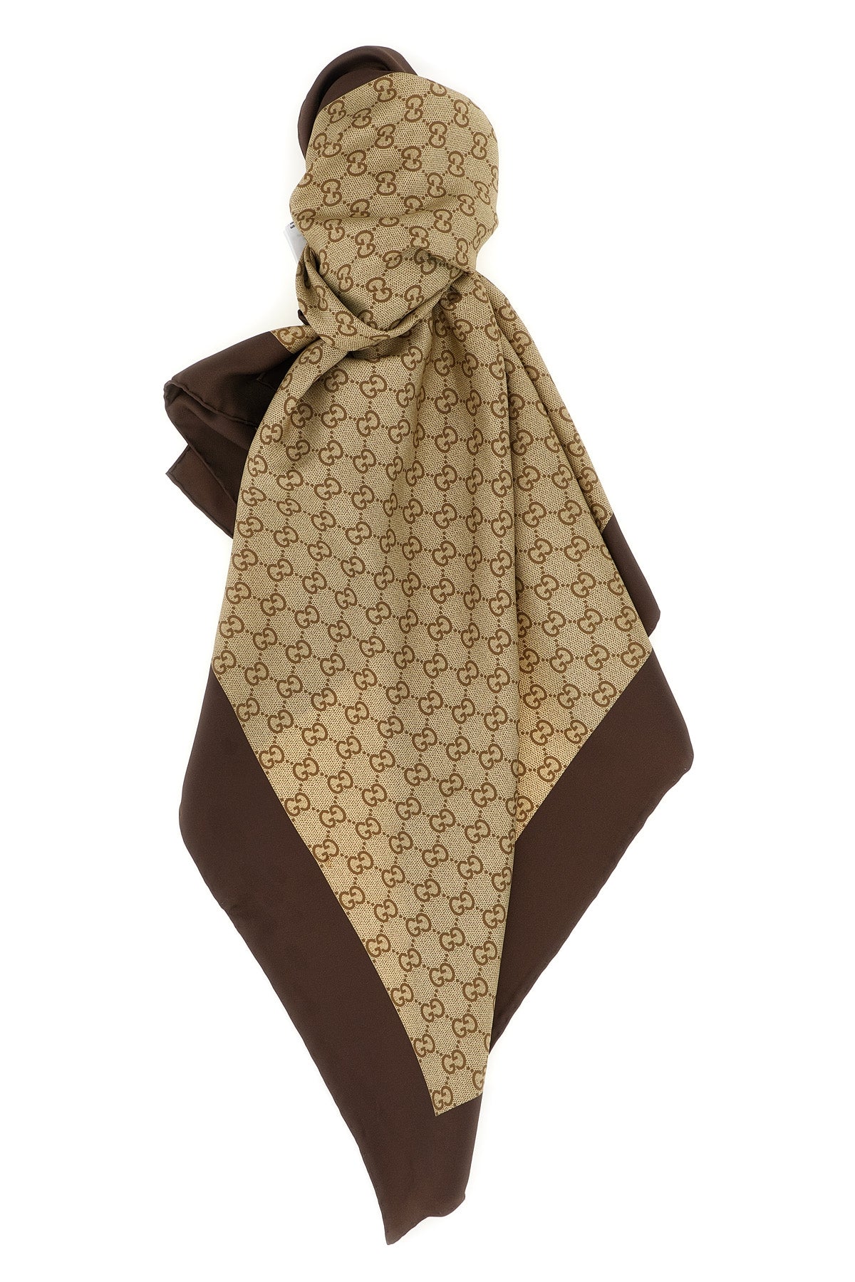 carré in silk twill