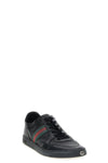 stretch stretch leather sneakers