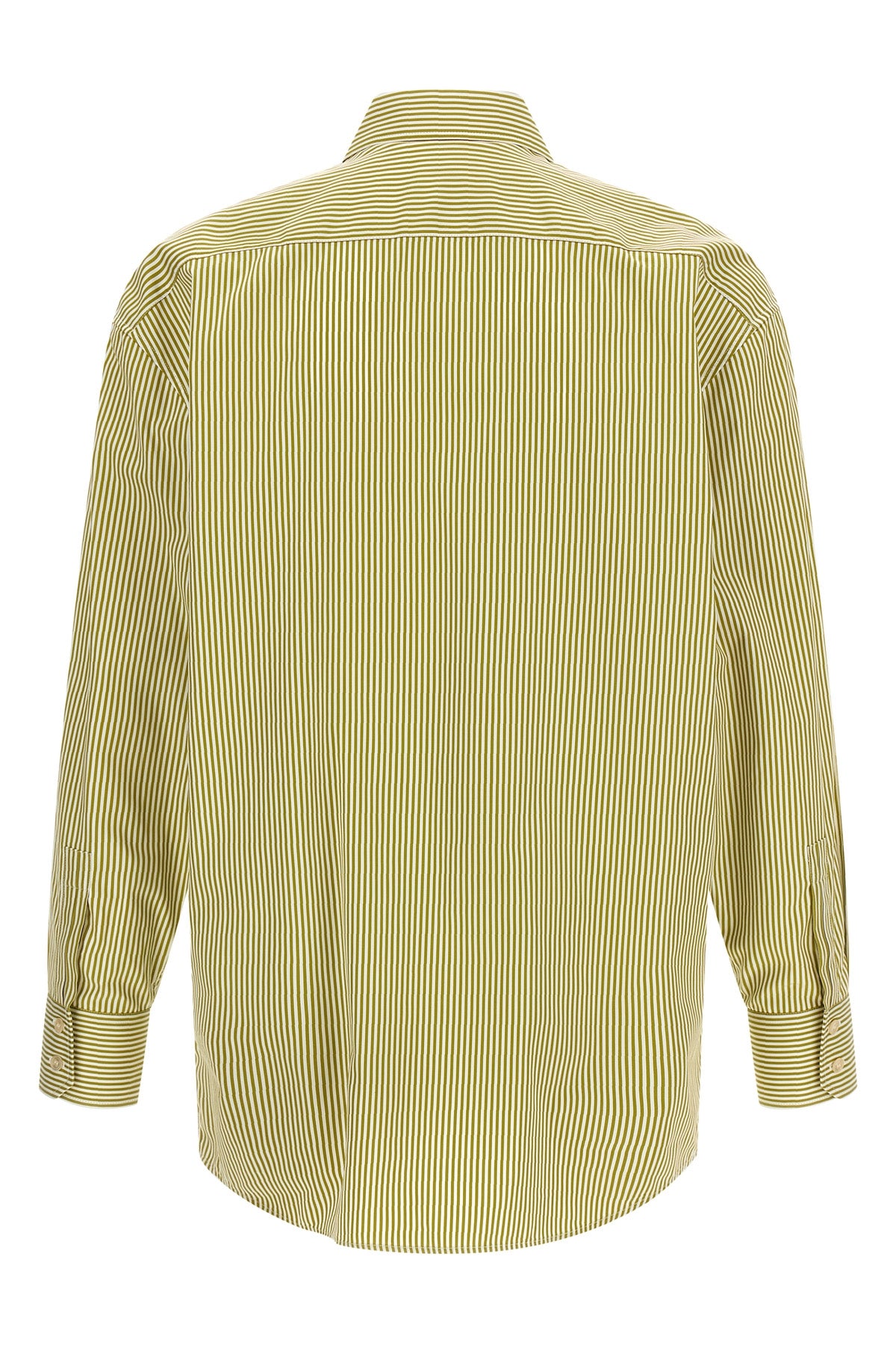 striped cotton poplin shirt