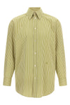 striped cotton poplin shirt