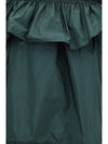 ruffled nylon poplin dress