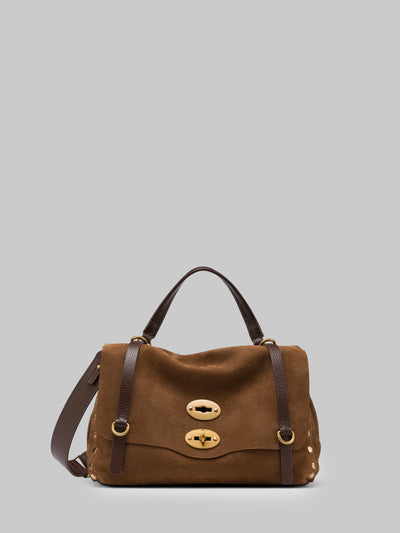postina re bag jones nabuk in brown tartufo di norcia