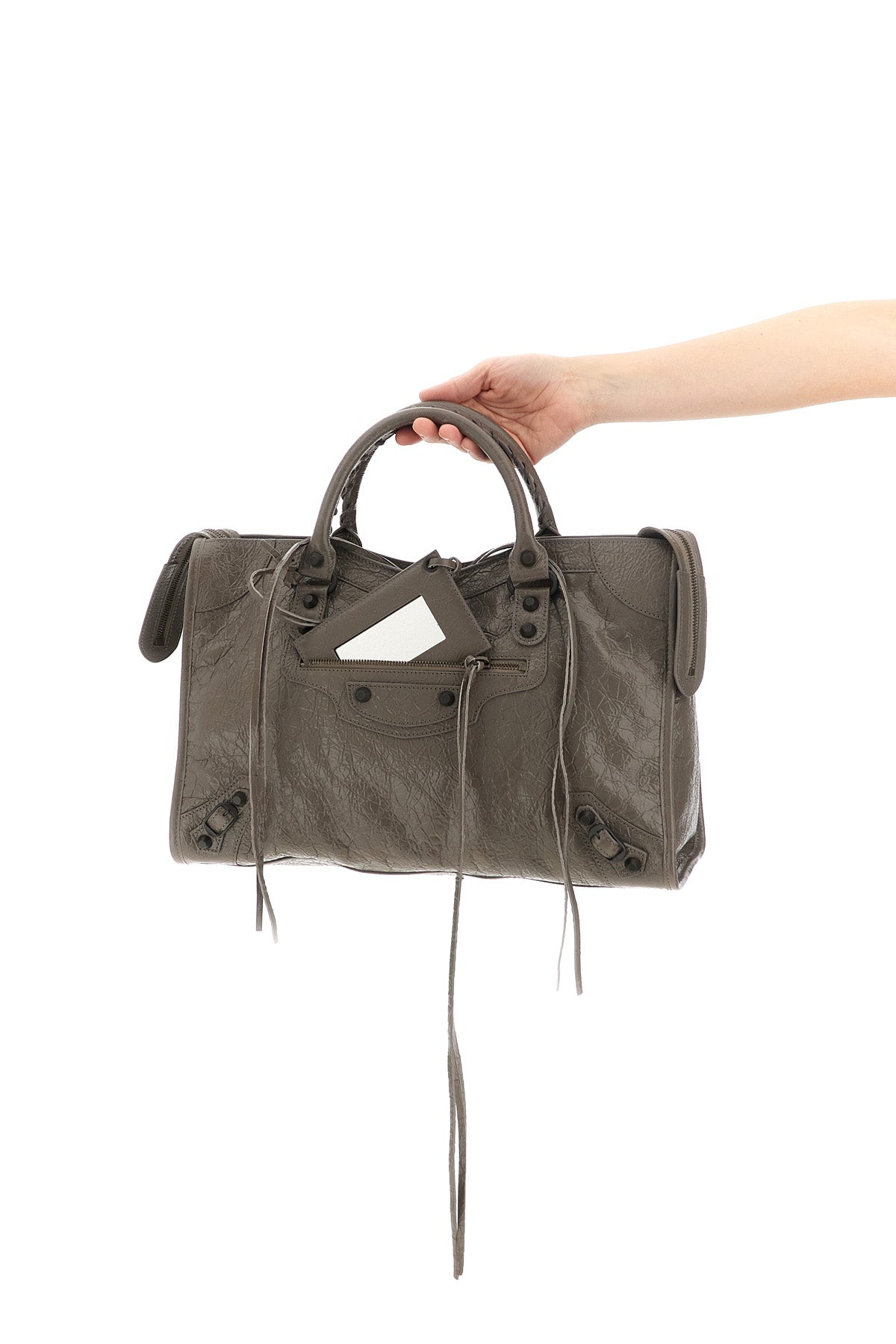 arena le city m lambskin handbag