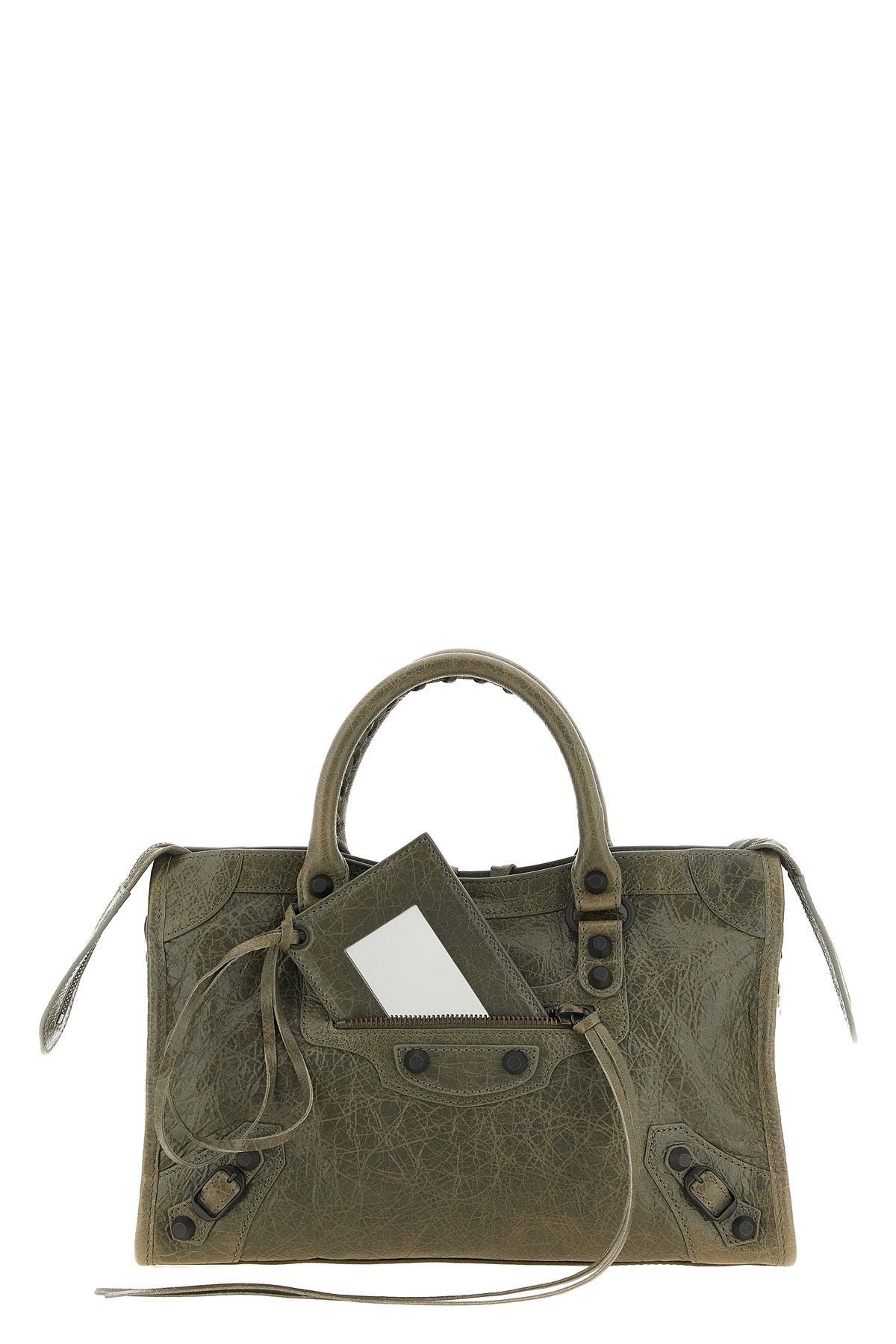 the balenciaga le city s handbag stands out for its structured silhouette in f