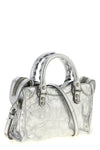 the balenciaga le city nano handbag is made of fine lambskin