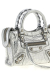 the balenciaga le city nano handbag is made of fine lambskin
