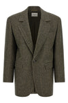 the saint laurent blazer defines the codes of contemporary tailoring through a r