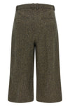 saint laurent culotte pants in wool and silk blend redefine the codes of contemp