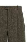 saint laurent culotte pants in wool and silk blend redefine the codes of contemp