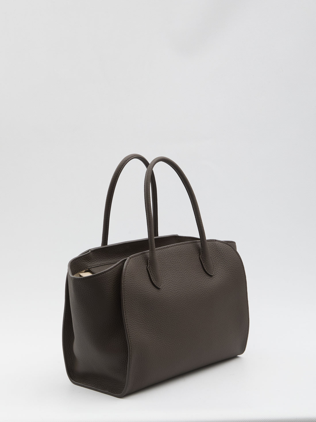 THE ROW OS deep brown marlo 12 bag 