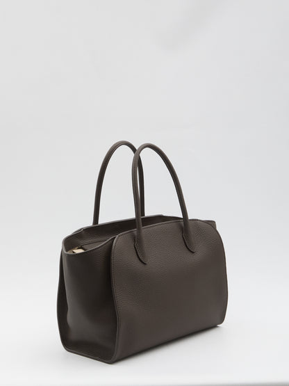 THE ROW OS deep brown marlo 12 bag 