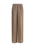 MAX MARA 40 printed silk vischio pants 