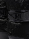 black icon boot in faux fur