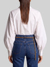 cotton poplin blouse
