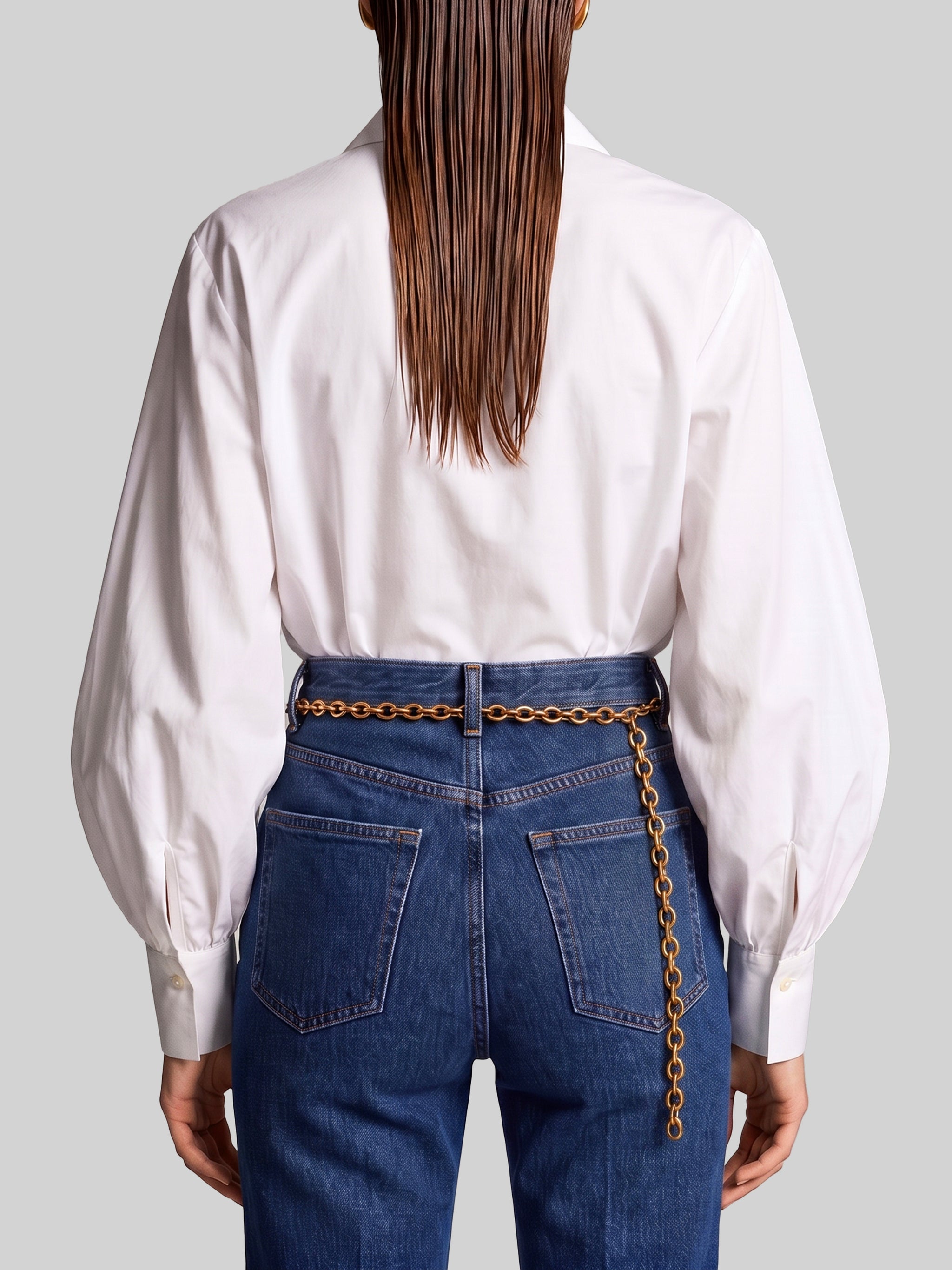 cotton poplin blouse