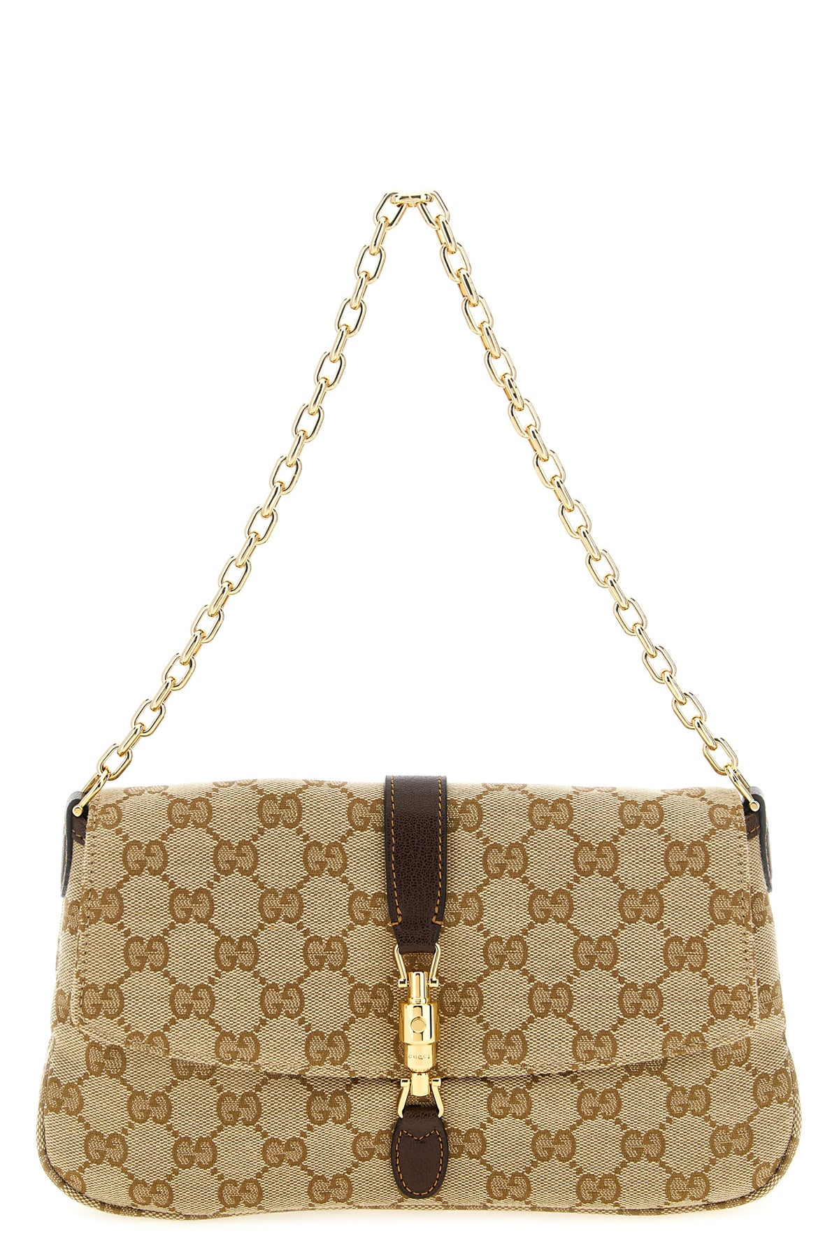 gucci aperitivo medium shoulder bag in lightweight but structured gg fabric