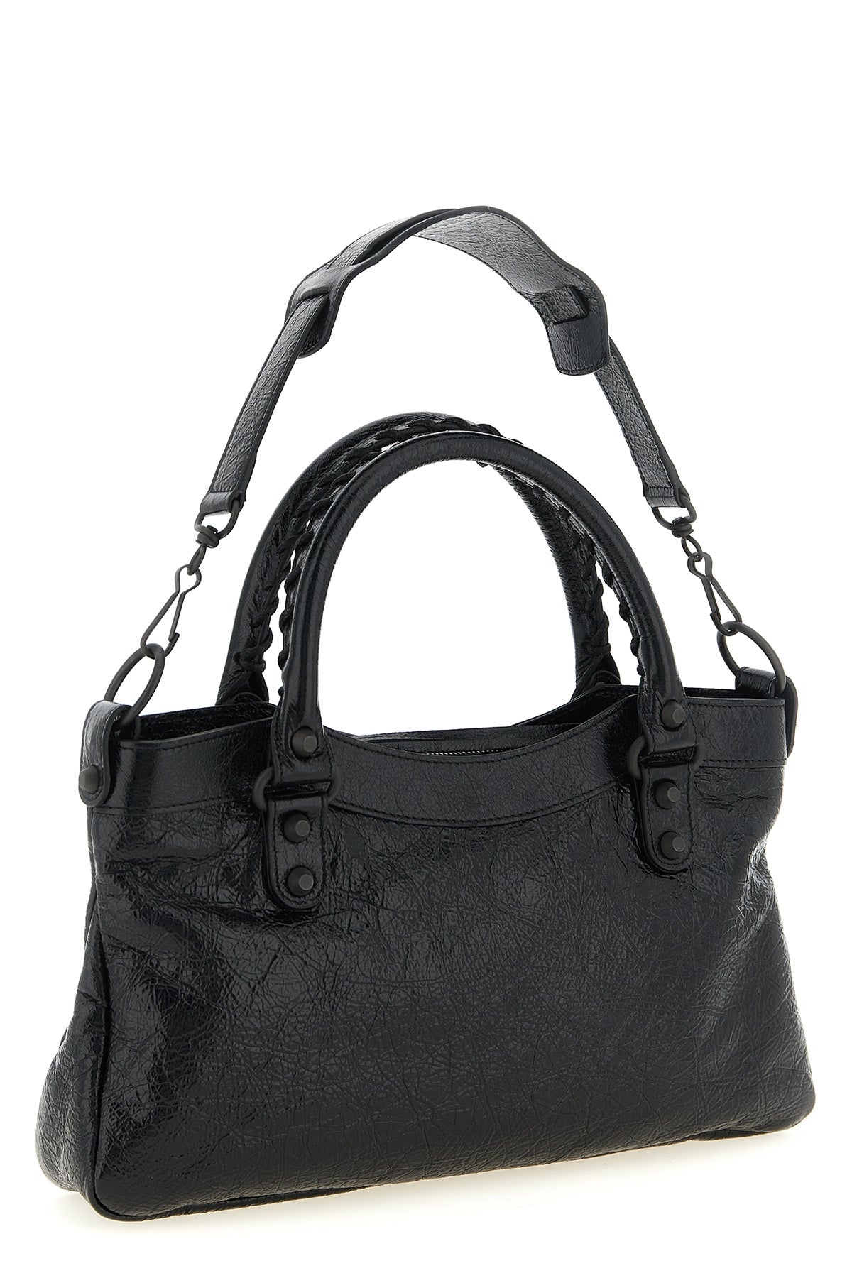 the balenciaga le city first handbag and shoulder bag is made of high-quality ar