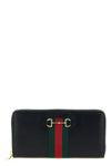 gucci horsebit web leather wallet