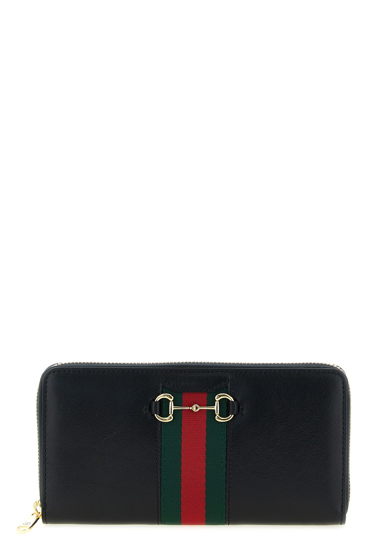 gucci horsebit web leather wallet