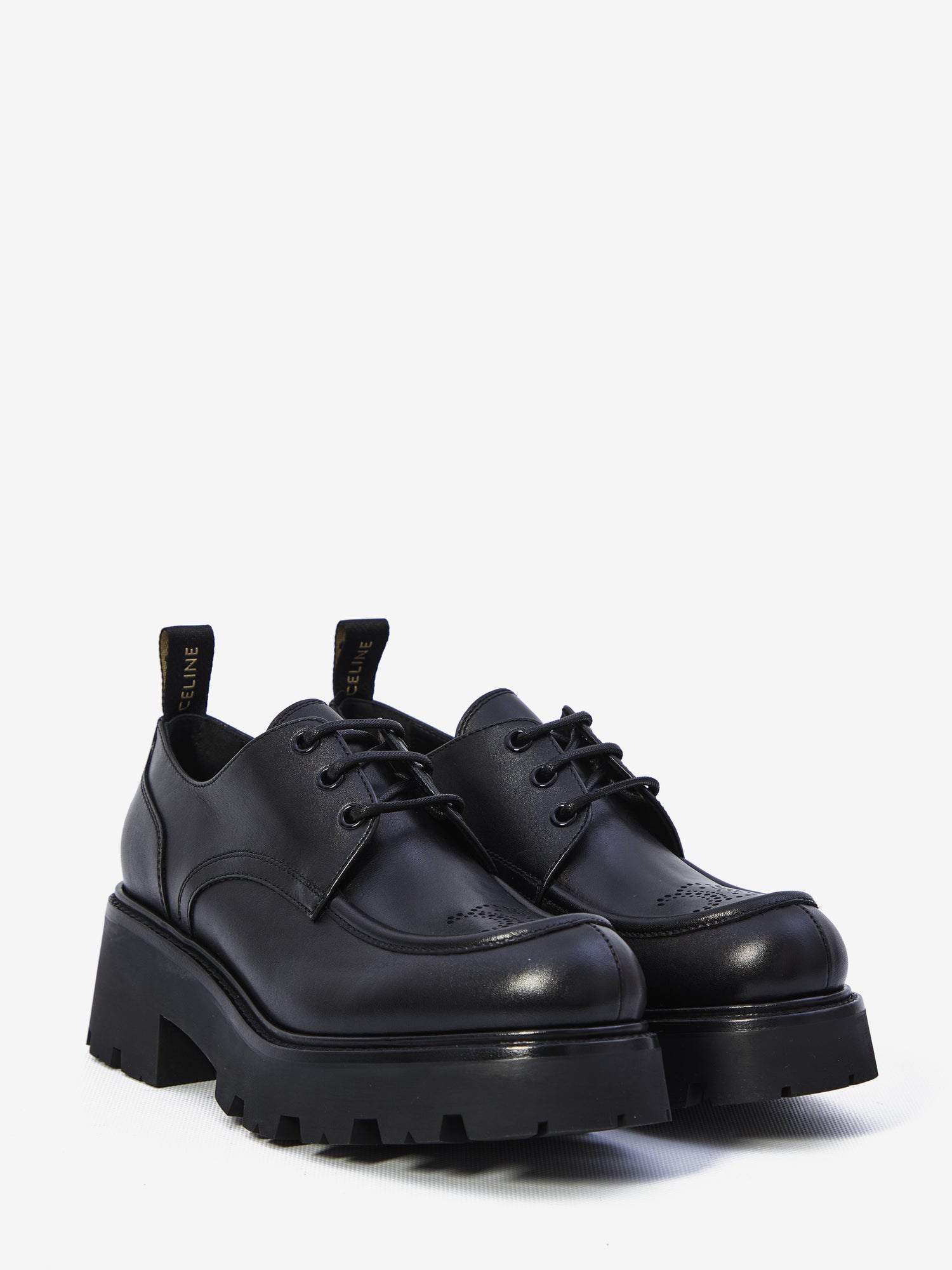 CELINE 39 triomphe rangers derby shoes