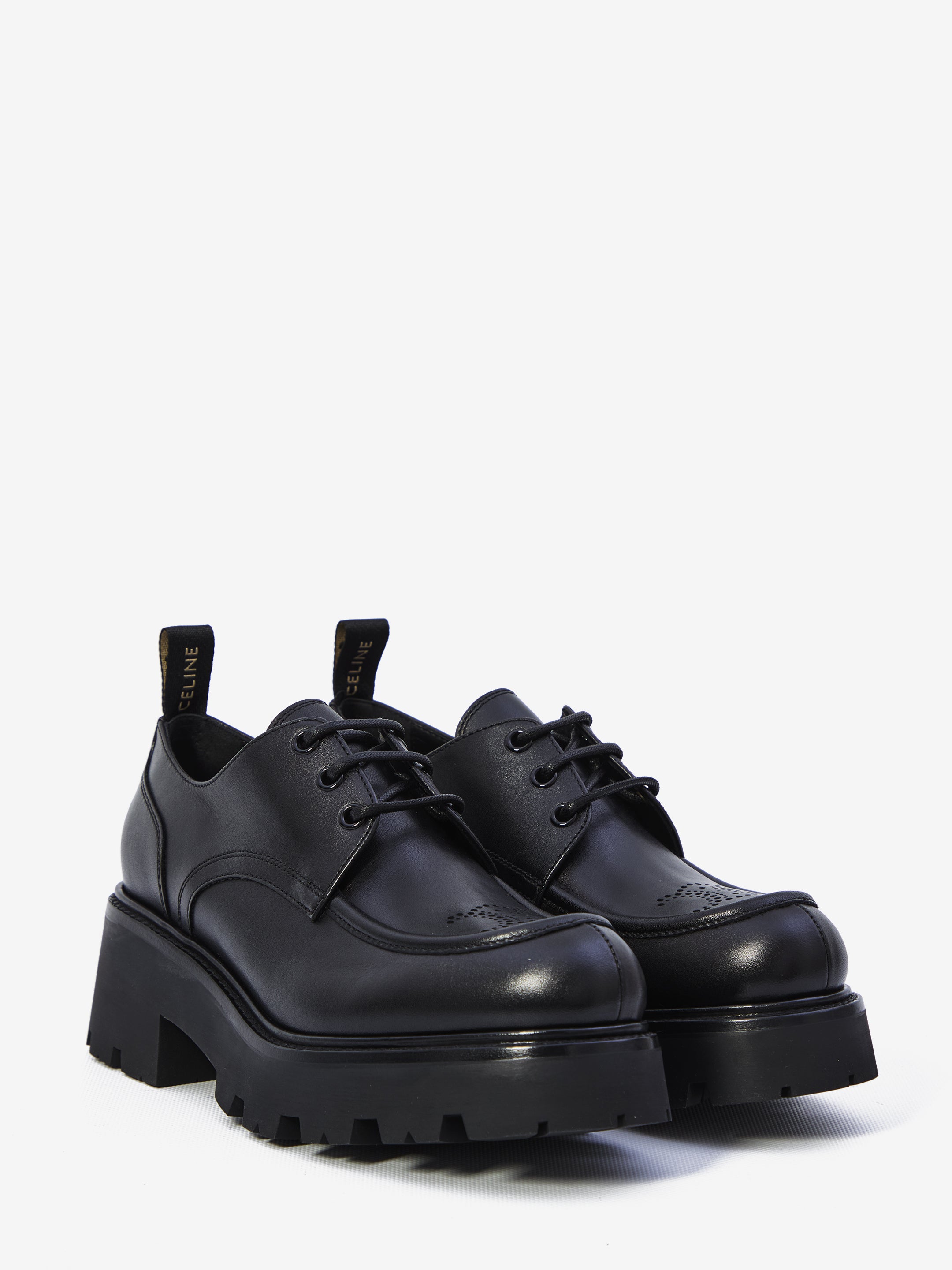 CELINE 39 triomphe rangers derby shoes