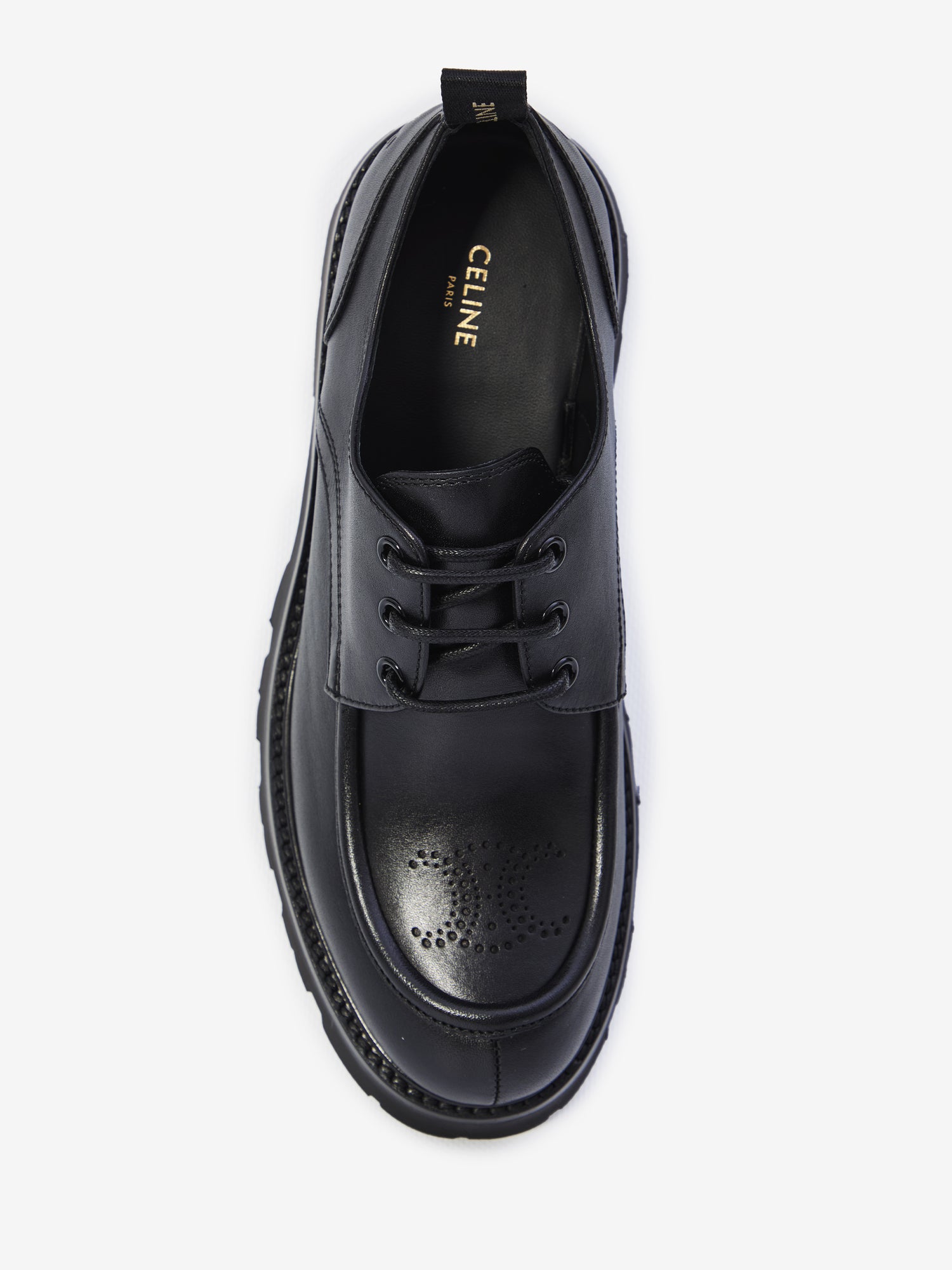 CELINE 39 triomphe rangers derby shoes