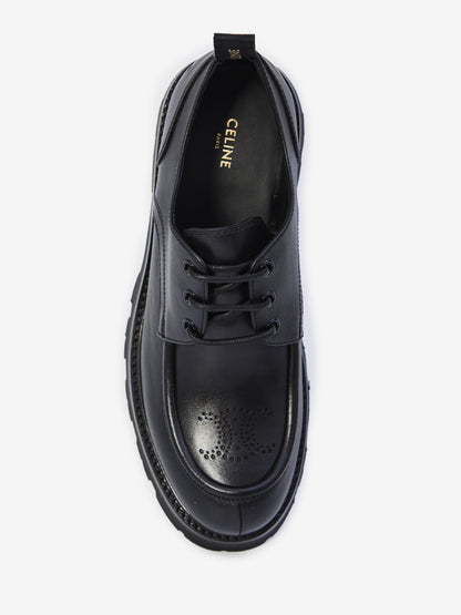 CELINE 39 triomphe rangers derby shoes