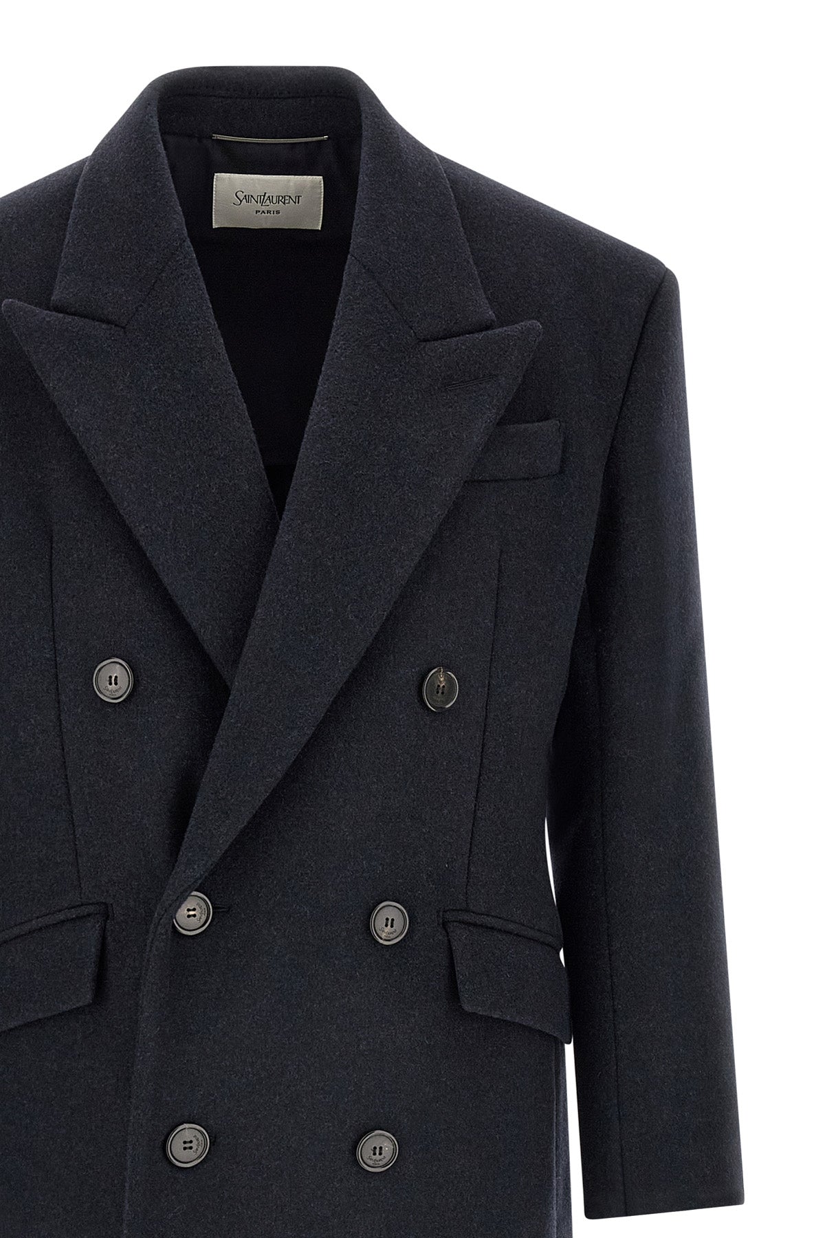 the saint laurent long coat